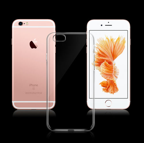 Ultra Thin Soft TPU Gel Original Transparent Case For iPhone